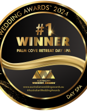 2024 Award, Wedding, Day Spa, Palm Cove Day Spa, Massage, Facial, award wining spa in Palm Cove